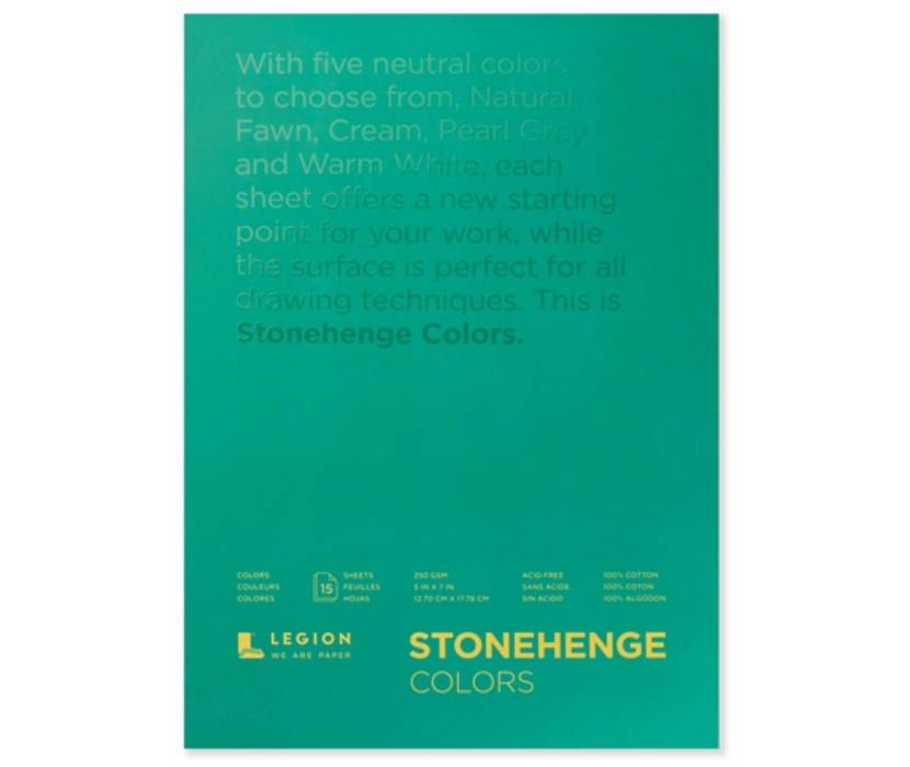 Stonehenge Tapebound Color 250 Gram 15 Sheet Pad