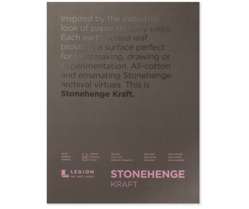 Stonehenge Tapebound Kraft 250 Gram 15 Sheet Pad