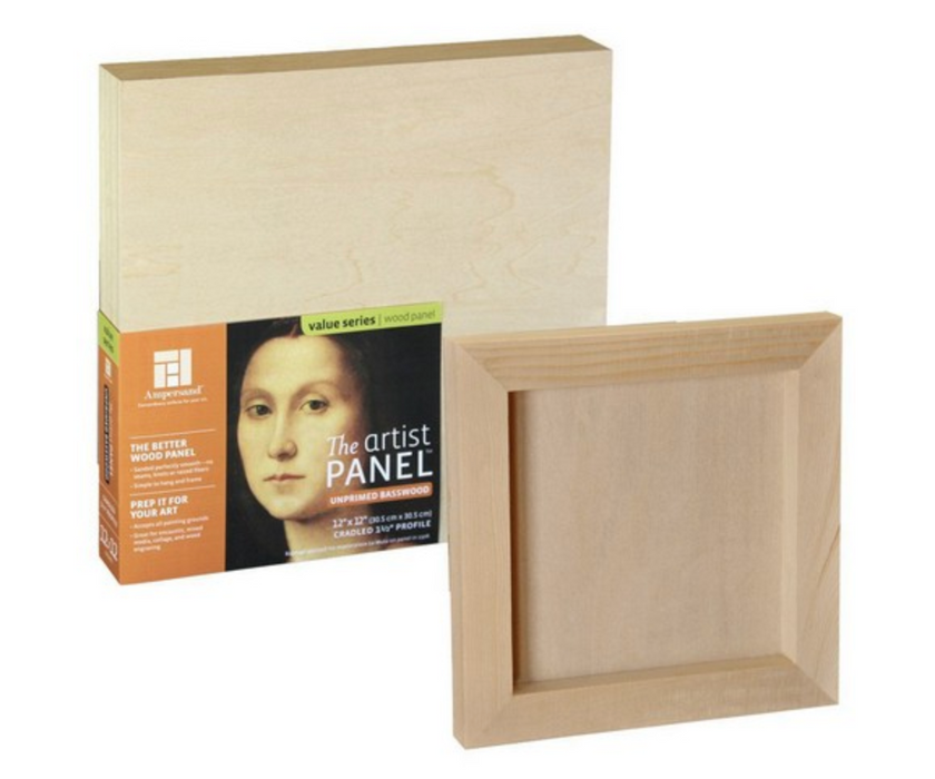 Artist Panel Unprimed Basswood