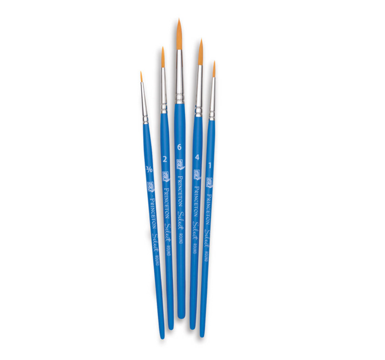 Select Brush Set #10 - Round 3/0 1 2 4 6