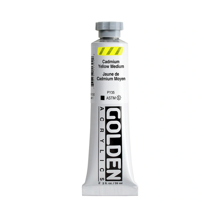 Cadmium Yellow Medium - 2oz Heavy Body Acrylic