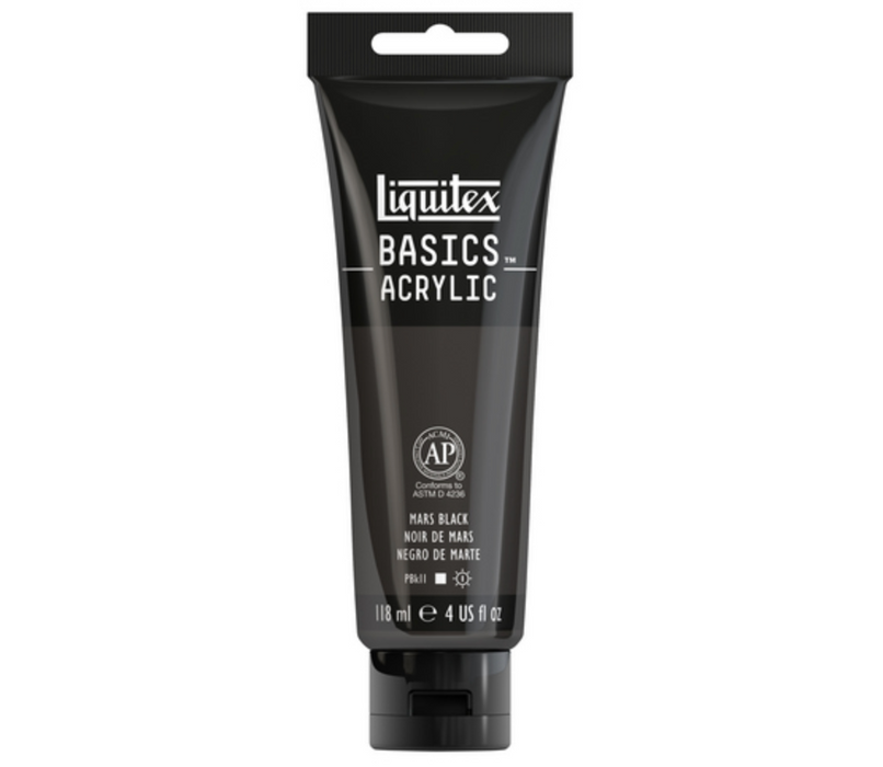 Basics 118ml/4oz Mars Black