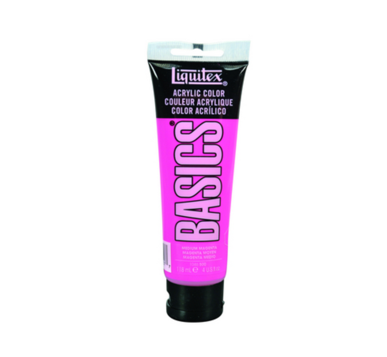 Basics 118ml/4oz Medium Magenta