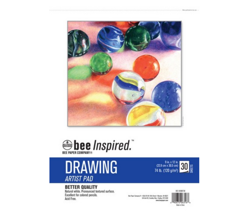 Bee Inspired Jumbo Drawing Pad - 9 x 12