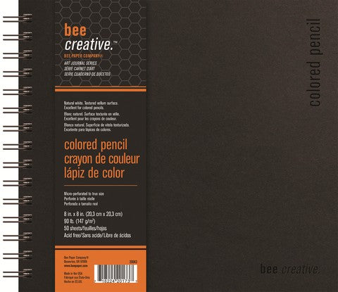 Bee Creative Colored Pencil Art Journal 90lb 50sh