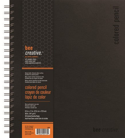 Bee Creative Colored Pencil Art Journal 90lb 50sh