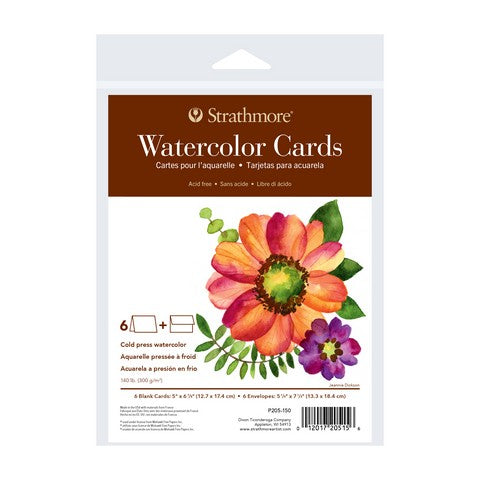 Creative Card Cp Watercolor 6 pk